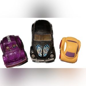 Vintage Set of Three VW Toy Beetles